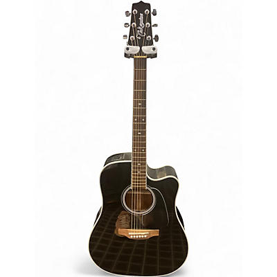 Used Takamine GD34CE Black Acoustic Electric Guitar
