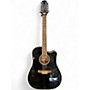 Used Takamine GD38CE Black 12 String Acoustic Electric Guitar Black