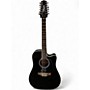 Used Takamine GD38CE Ebony 12 String Acoustic Electric Guitar Ebony