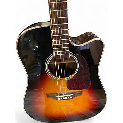 Used Takamine GD71CE 3 Color Sunburst Acoustic Electric Guitar