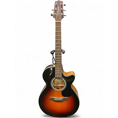 Used Takamine GF30CE 3 Color Sunburst Acoustic Guitar