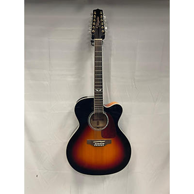 Takamine Used Takamine GJ72CE-12 2 Tone Sunburst 12 String Acoustic Electric Guitar