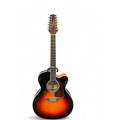 Used Takamine GJ72CE-12 2 Tone Sunburst 12 String Acoustic Electric Guitar