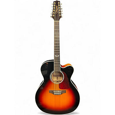Used Takamine GJ72CE-12 Sunburst 12 String Acoustic Electric Guitar