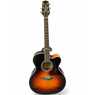 Used Takamine GJ72CE 2 Tone Sunburst Acoustic Electric Guitar