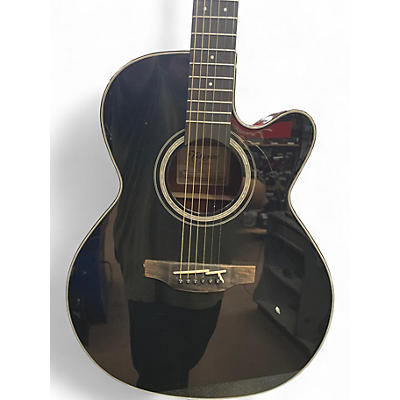 Used Takamine GN30CE Black Acoustic Electric Guitar