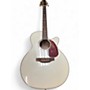Used Takamine GN37CE White Acoustic Electric Guitar White