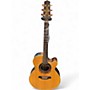 Used Takamine LTD2000 Natural Acoustic Electric Guitar Natural