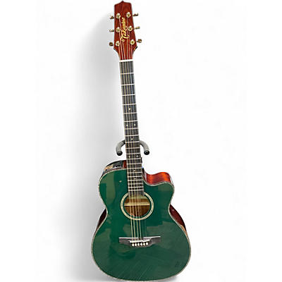Used Takamine Ltd2025 Emerald Green Acoustic Electric Guitar