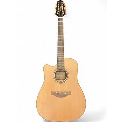 Used Takamine P3DC12 Pro Series 3 Left Handed Antique Natural Acoustic Electric Guitar