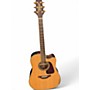 Used Takamine P4DC PRO SERIES DREADNOUGHT NATURAL Acoustic Electric Guitar NATURAL
