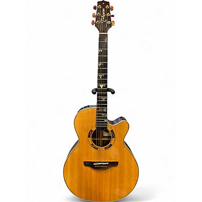 Used Takamine PSF-48C Natural Acoustic Electric Guitar