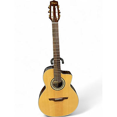 Used Takamine TC135SC Natural Classical Acoustic Electric Guitar