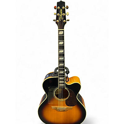 Used Takamine TF250SMC Sunburst Acoustic Electric Guitar