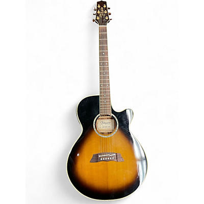 Used Takamine TSP 138C Tobacco Sunburst Acoustic Electric Guitar