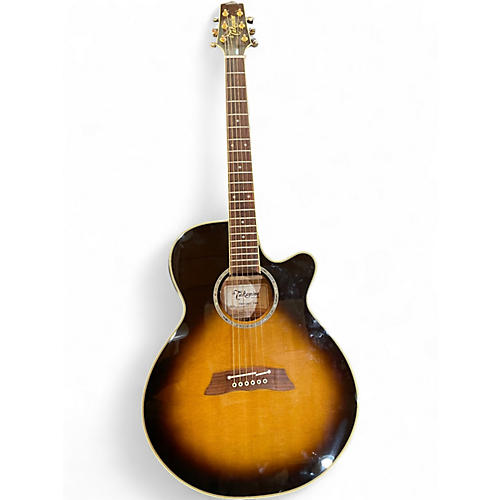 Used Takamine TSP138C Natural Acoustic Electric Guitar Natural