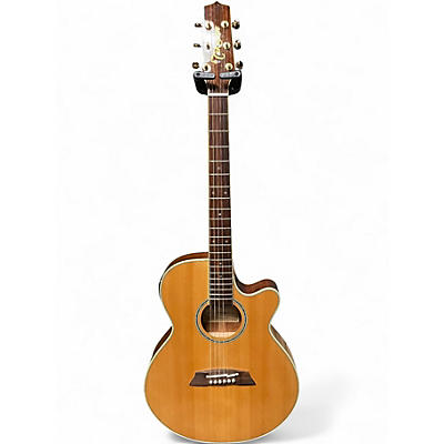 Used Takamine TSP138C Natural Acoustic Electric Guitar