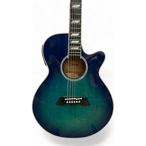 Takamine Used Takamine TSP178AC Blue Burst Acoustic Electric Guitar Blue Burst