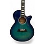 Used Takamine Used Takamine TSP178AC Blue Burst Acoustic Electric Guitar Blue Burst