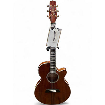 Used Takamine TSP178ACKN Hawaiian Koa Acoustic Electric Guitar