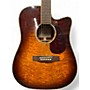 Used Takamine Used Takamine eG333C quilted sunburst Acoustic Guitar quilted sunburst