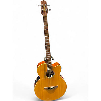 Used Takamine eg512c Natural Acoustic Bass Guitar