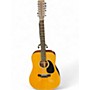 Used Takamine f385  Natural 12 String Acoustic Guitar Natural