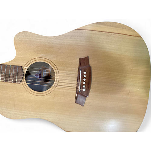 Used Takamine g340 Natural Acoustic Guitar Natural