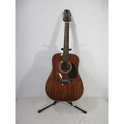 Used Takimine F389 Natural 12 String Acoustic Guitar