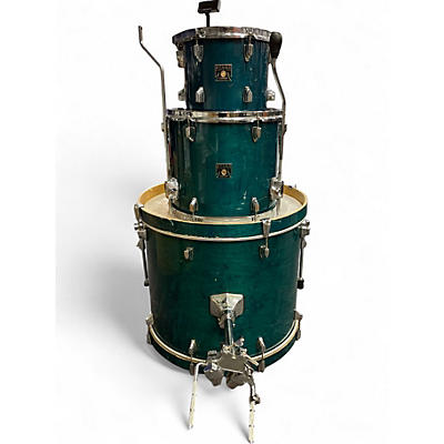 Used Tama 3 Piece Superstar Classic Trans Blue Drum Kit