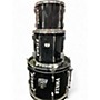 Used Tama 3 Piece rockstar deluxe black Drum Kit black