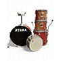 Used Tama  5 Piece ROCKSTAR  Orange to Red Fade  Drum Kit Orange to Red Fade