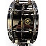 Used Tamburo 14X6.5 Metal Steel Snare Black Nickel Drum Black Nickel 213