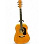 Used Tanara tsd40am Natural Acoustic Guitar Natural