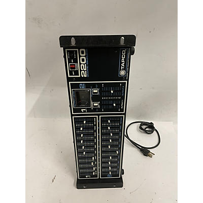 Tapco Used Tapco 2200 STEREO GRAPHIC EQ Equalizer