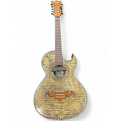 Used Tapia Bajo Quinto Black Acoustic Electric Guitar