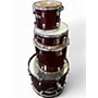 Used Taye Drums 4 Piece ROCK PRO Burgundy Drum Kit Burgundy