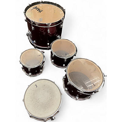 Used Taye Drums 5 Piece ROCK PRO 5 PIECE RED Drum Kit