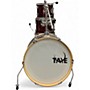 Used Taye Drums 5 Piece Spotlight Red Drum Kit Red