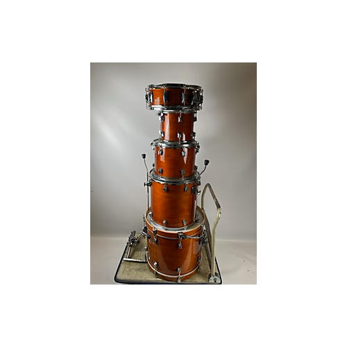 Taye Drums Used Taye Drums 5 piece TOURPRO ANTIQUE HONEY AMBER Drum Kit ANTIQUE HONEY AMBER