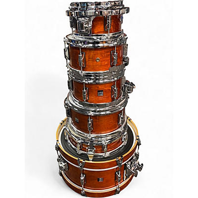 Used Taye Drums 6 Piece GO-KIT Brown Drum Kit