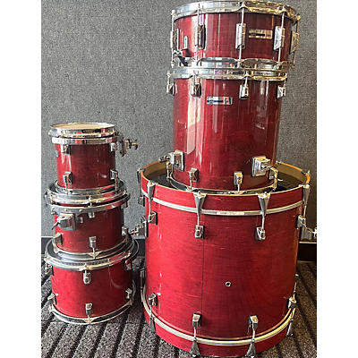 Taye Drums Used Taye Drums 6 piece Tour Pro Merlot Drum Kit