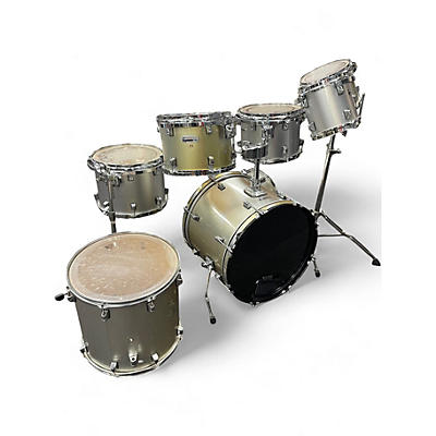 Used Taye Drums 8 Piece PRO X Silver Drum Kit