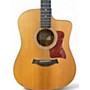Used Taylor 110CE Natural Acoustic Electric Guitar Natural