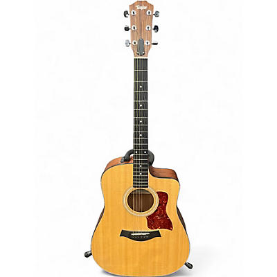 Used Taylor 110CE Natural Acoustic Electric Guitar
