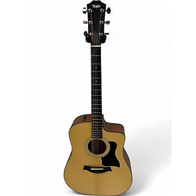 Used Taylor 110CE Natural Acoustic Electric Guitar