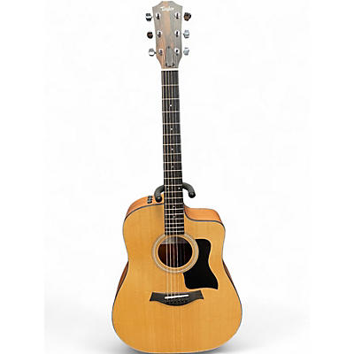 Used Taylor 110CE Natural Acoustic Electric Guitar