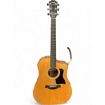 Used Taylor 110CE Natural Acoustic Electric Guitar