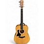 Used Taylor 110E Left Handed Natural Acoustic Electric Guitar Natural