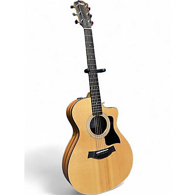 Used Taylor 112CE Natural Acoustic Electric Guitar